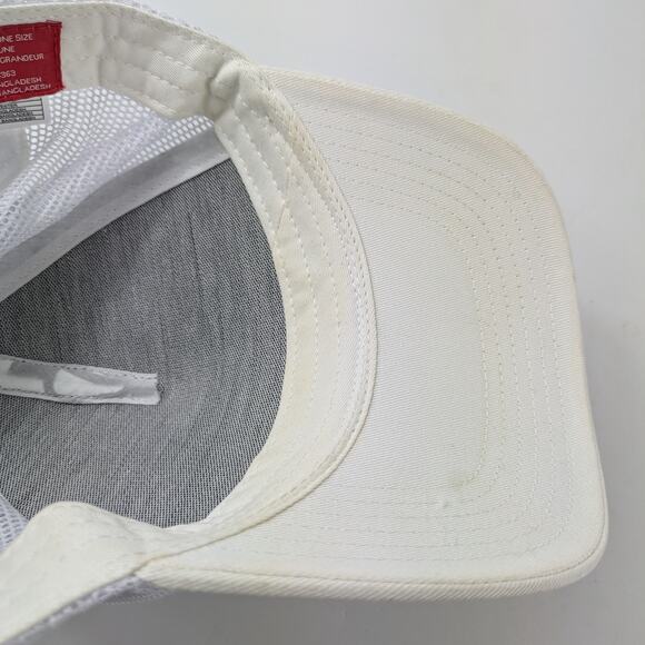 Puma Womens Hat One Size Snapback Mesh Trucker Black White Pink Baseball Cap - Picture 12 of 13